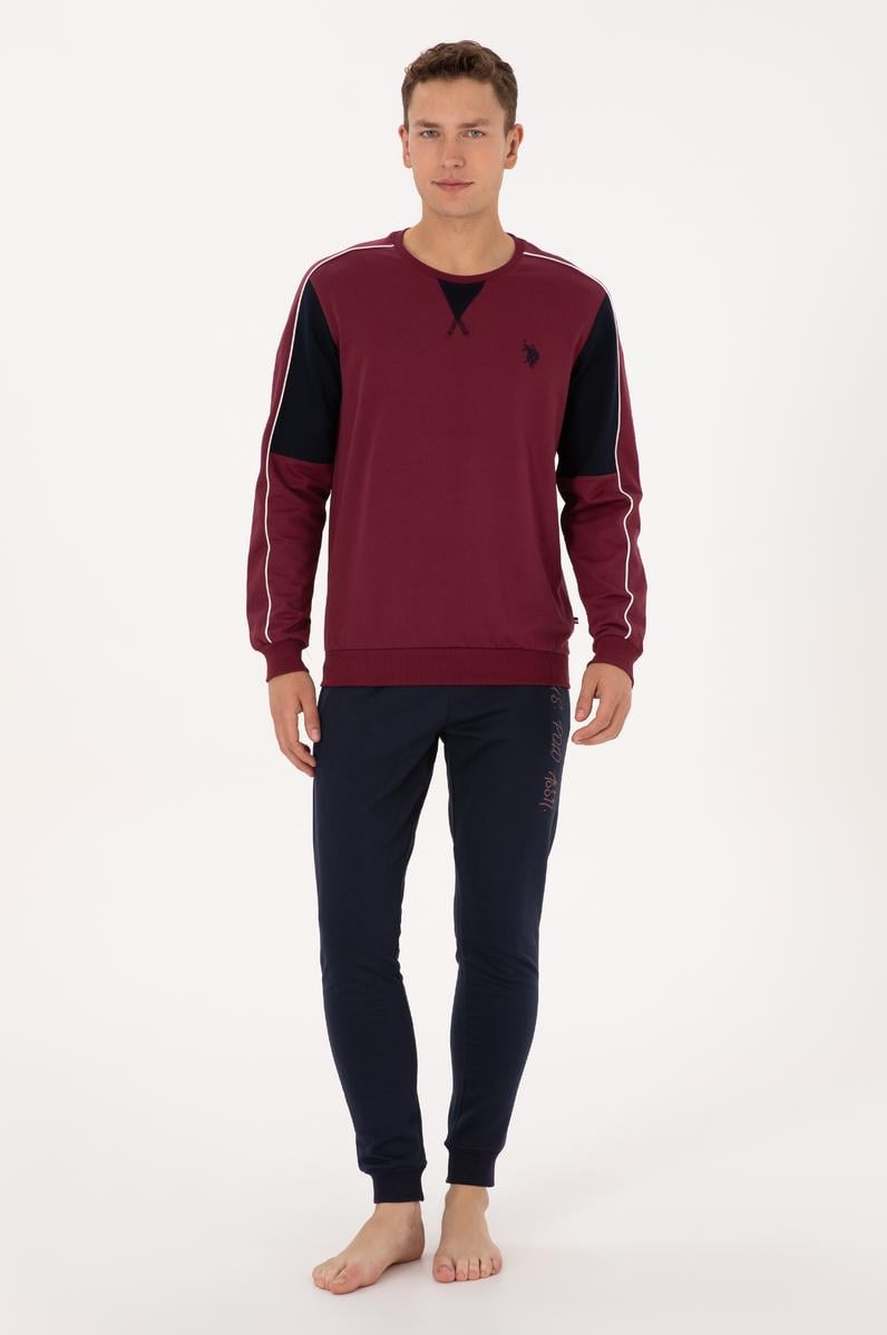 Erkek Vişne Pijama Takımı