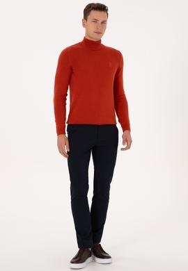 Erkek Lacivert Kanvas Pantolon - 50310485052