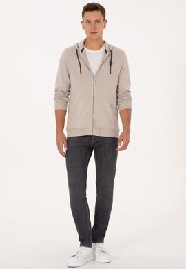 Erkek Taş Örme Hırka - 50313748126