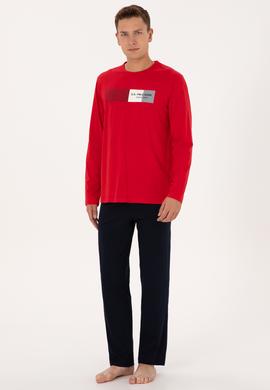 Erkek Kırmızı Pijama Takımı - 50318597004