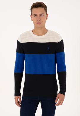 Erkek Regular Fit Bisiklet Yaka Lacivert Sweatshirt - 50307828006