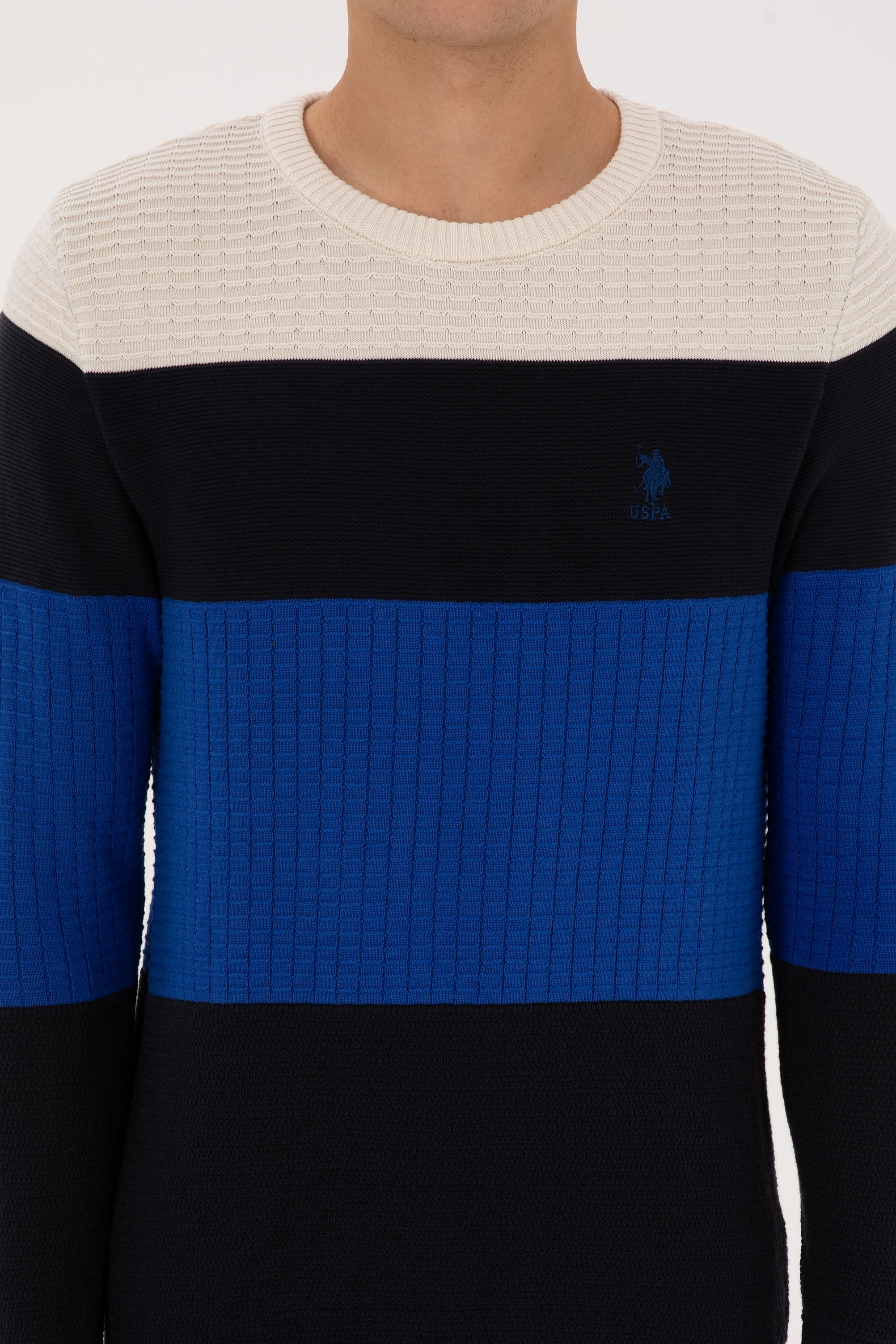Erkek Regular Fit Bisiklet Yaka Lacivert Sweatshirt - Image 6
