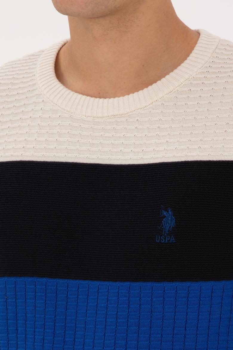 Erkek Regular Fit Bisiklet Yaka Lacivert Sweatshirt - 50307828006