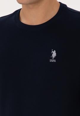 Erkek Regular Fit Bisiklet Yaka Lacivert Sweatshirt - 50310310007