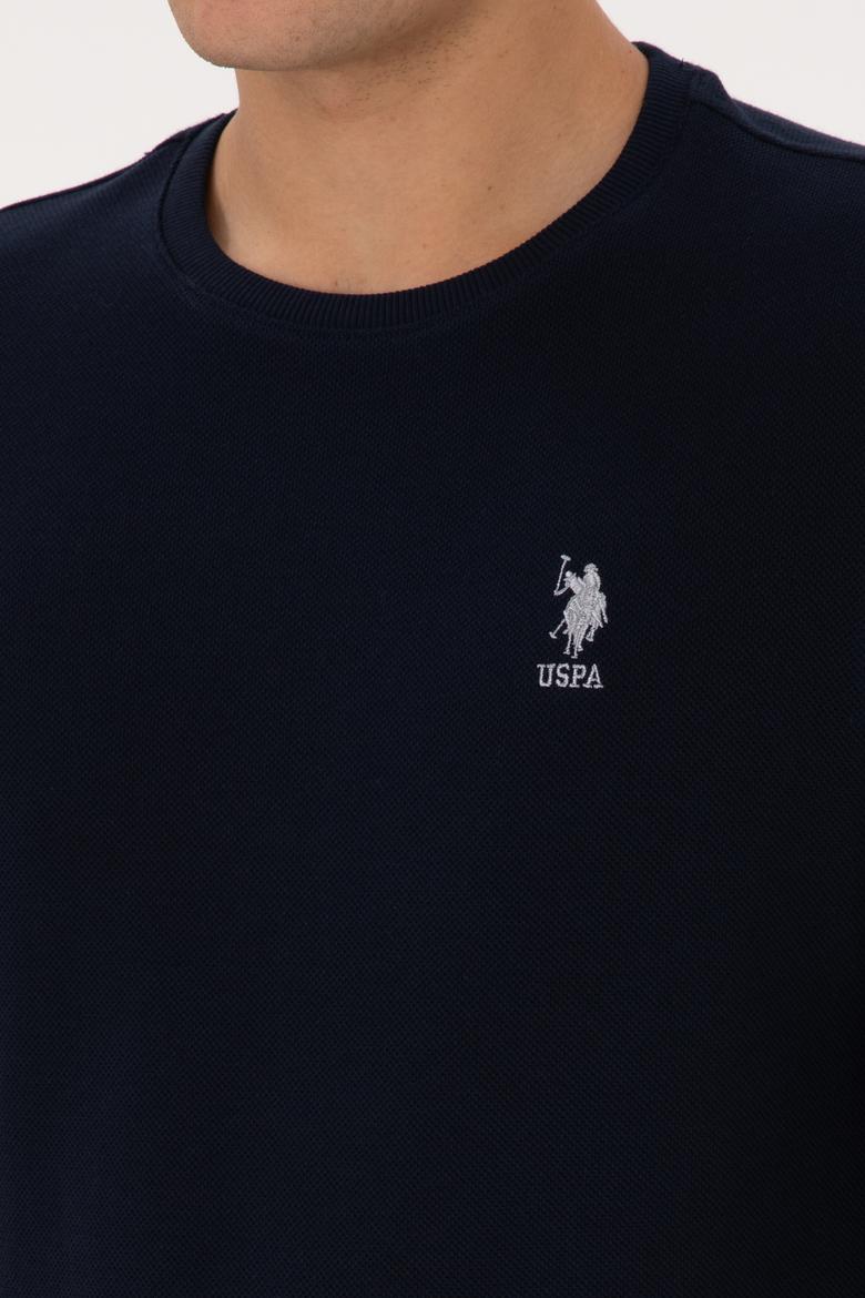 Erkek Regular Fit Bisiklet Yaka Lacivert Sweatshirt - 50310310007