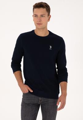 Erkek Regular Fit Bisiklet Yaka Lacivert Sweatshirt - 50310310007