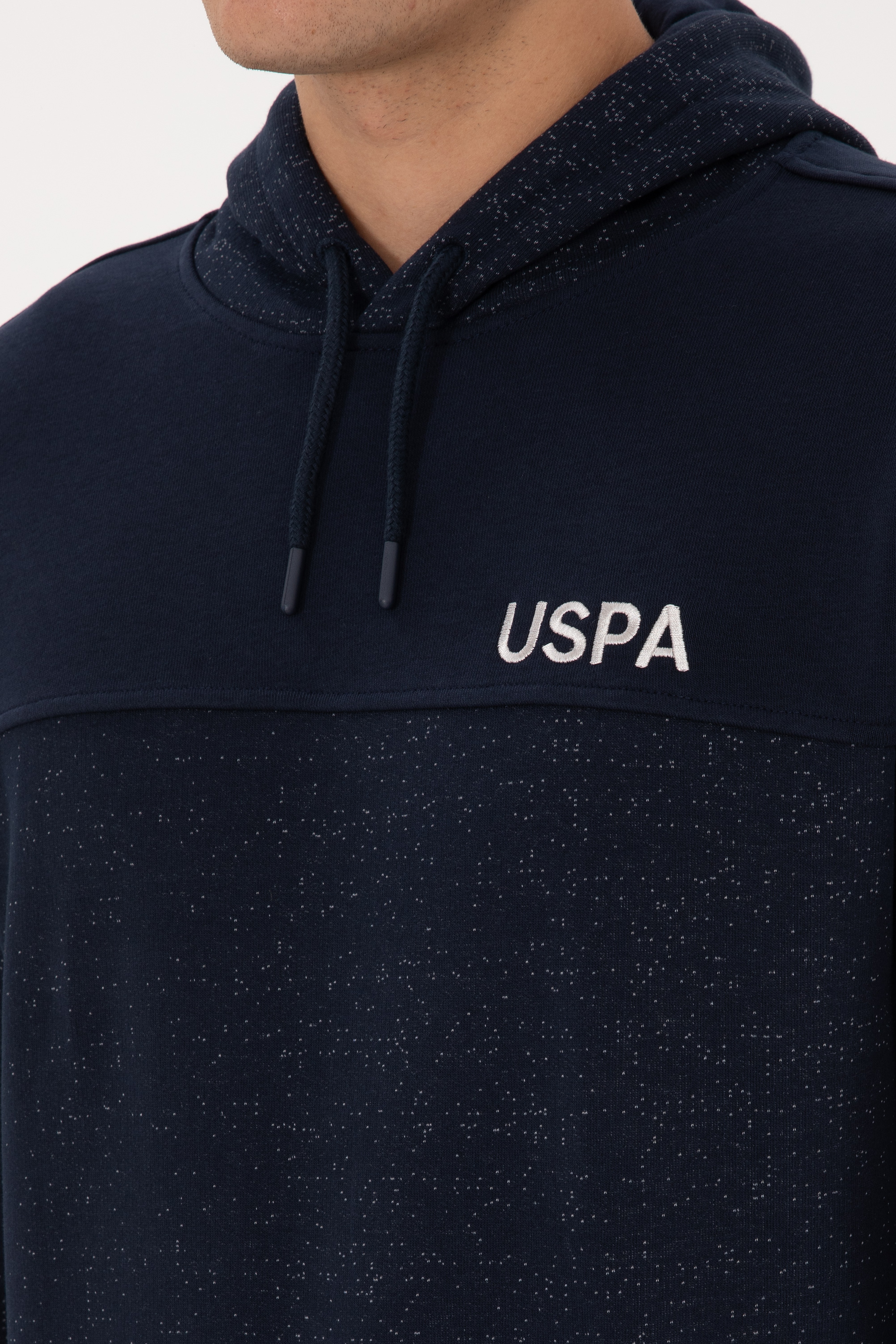 Erkek Regular Fit Kapüşonlu Lacivert Sweatshirt