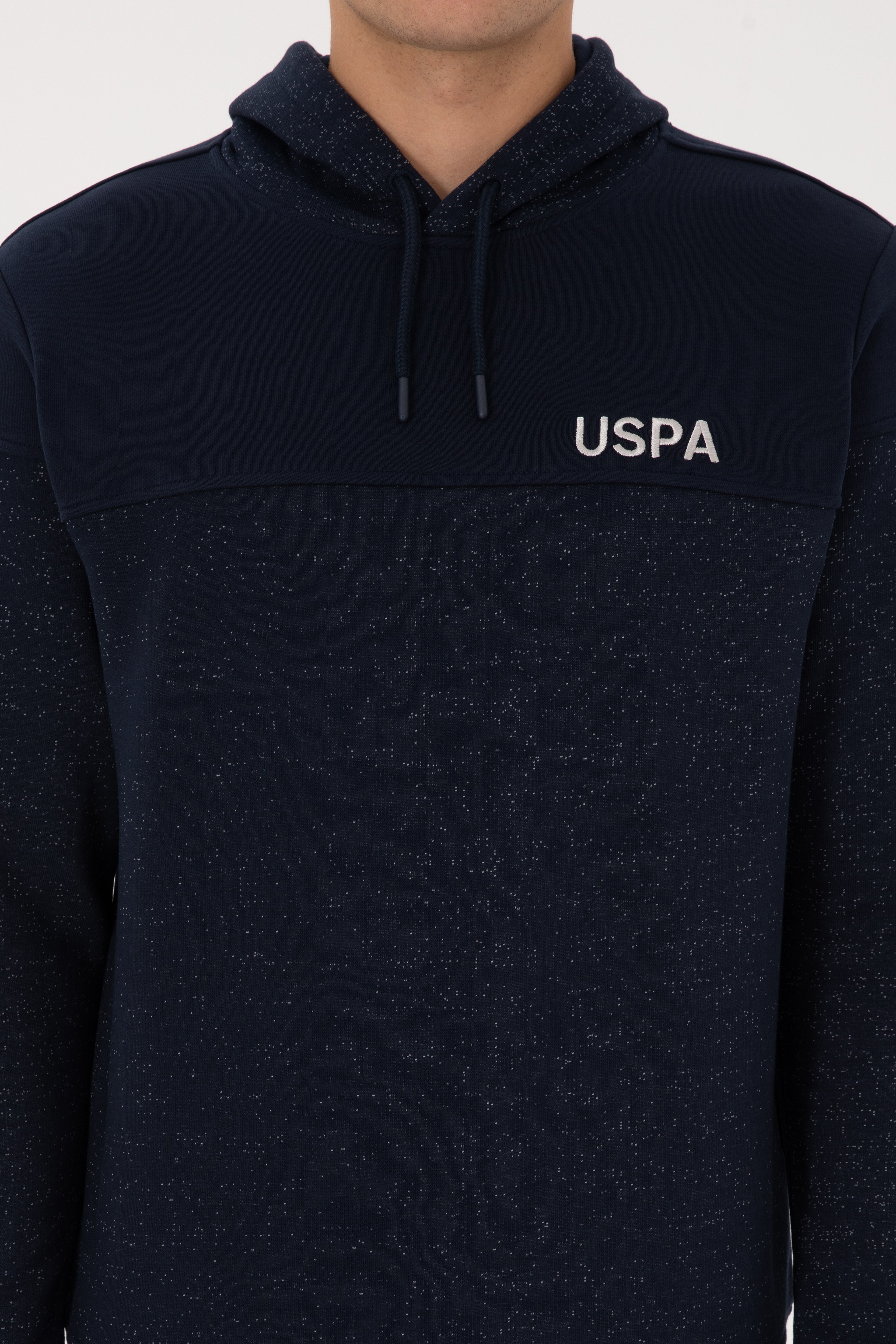 Erkek Regular Fit Kapüşonlu Lacivert Sweatshirt - Image 6