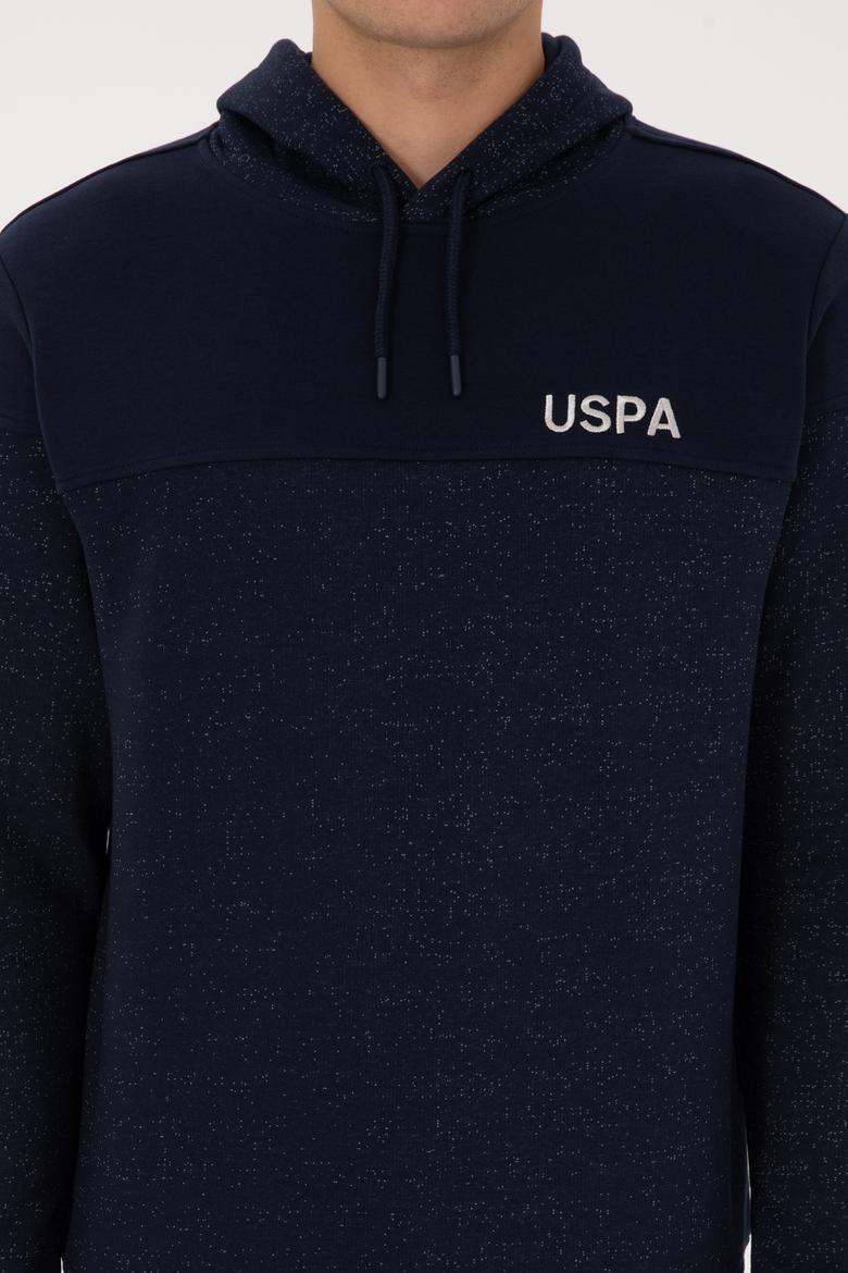 Erkek Regular Fit Kapüşonlu Lacivert Sweatshirt - 50316349007