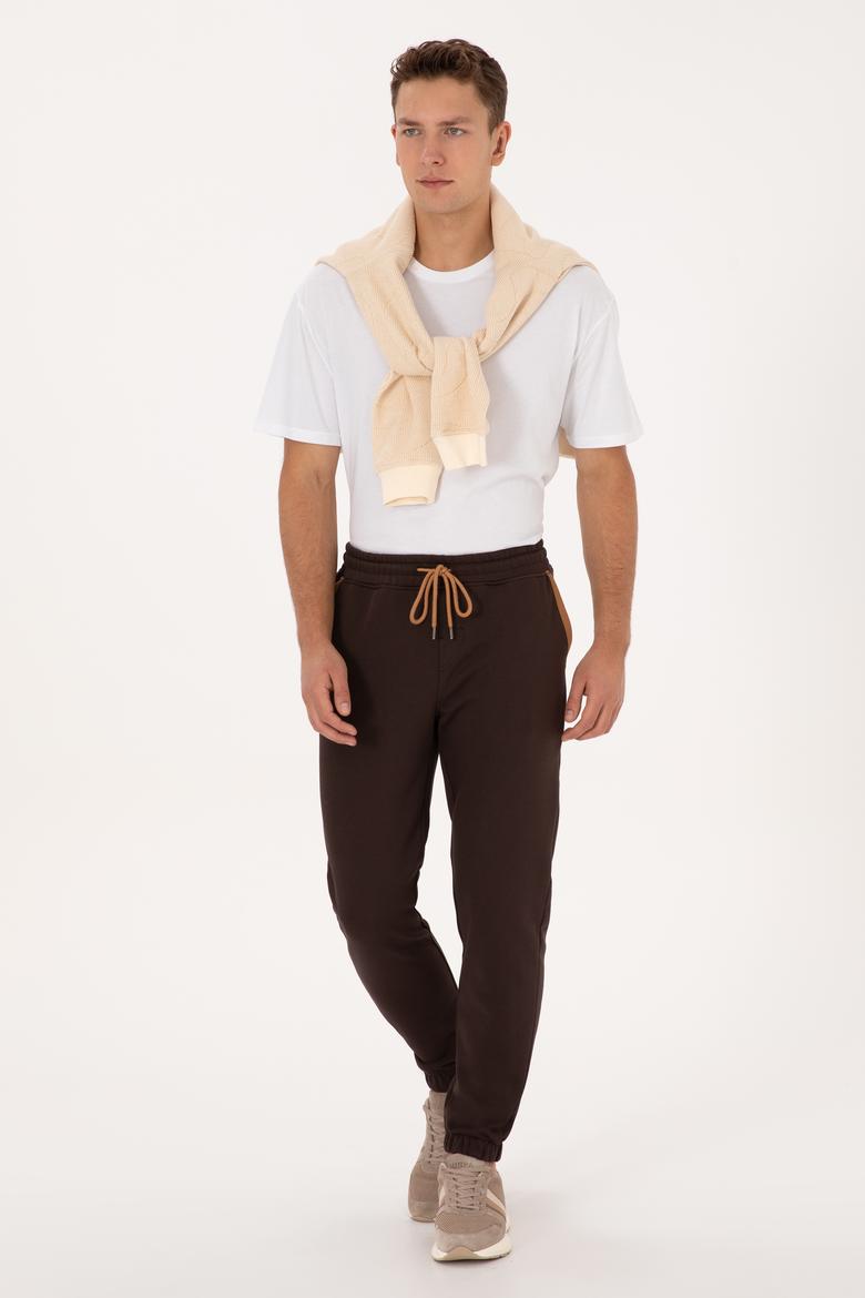 Erkek Koyu Kahverengi Eşofman Altı