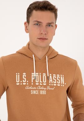 Erkek Regular Fit Kapüşonlu Camel Sweatshirt - 50315527001