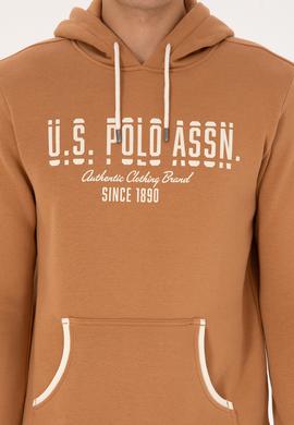 Erkek Regular Fit Kapüşonlu Camel Sweatshirt - 50315527001