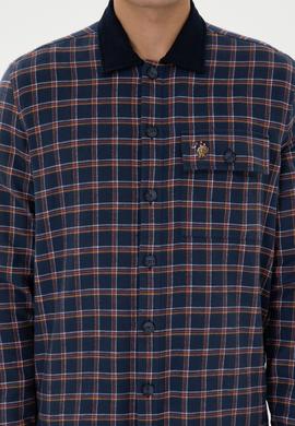 Erkek Lacivert Uzun Kollu Gömlek - 50316574016