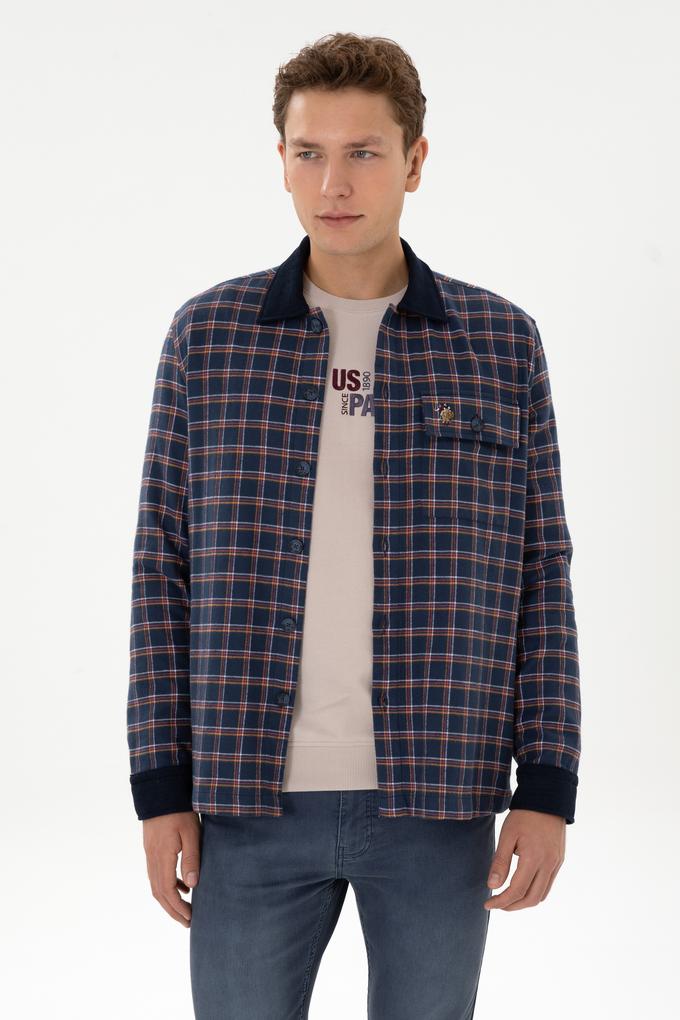 Erkek Lacivert Uzun Kollu Gömlek