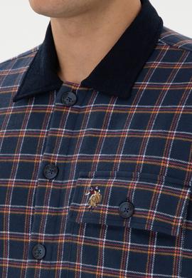 Erkek Lacivert Uzun Kollu Gömlek - 50316574016