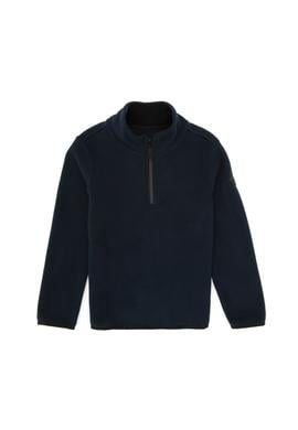 Erkek Çocuk Lacivert Fermuar Yaka Sweatshirt - 50313841118