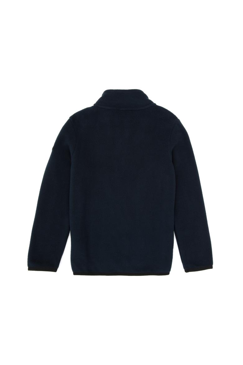 Erkek Çocuk Lacivert Fermuar Yaka Sweatshirt - 50313841118