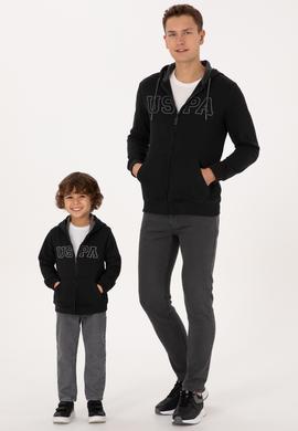 Erkek Siyah Örme Hırka - 50313719021