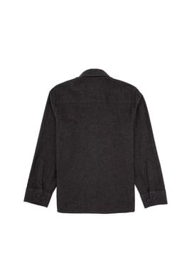 Erkek Çocuk Siyah Uzun Kollu Basic Gömlek - 50316769095