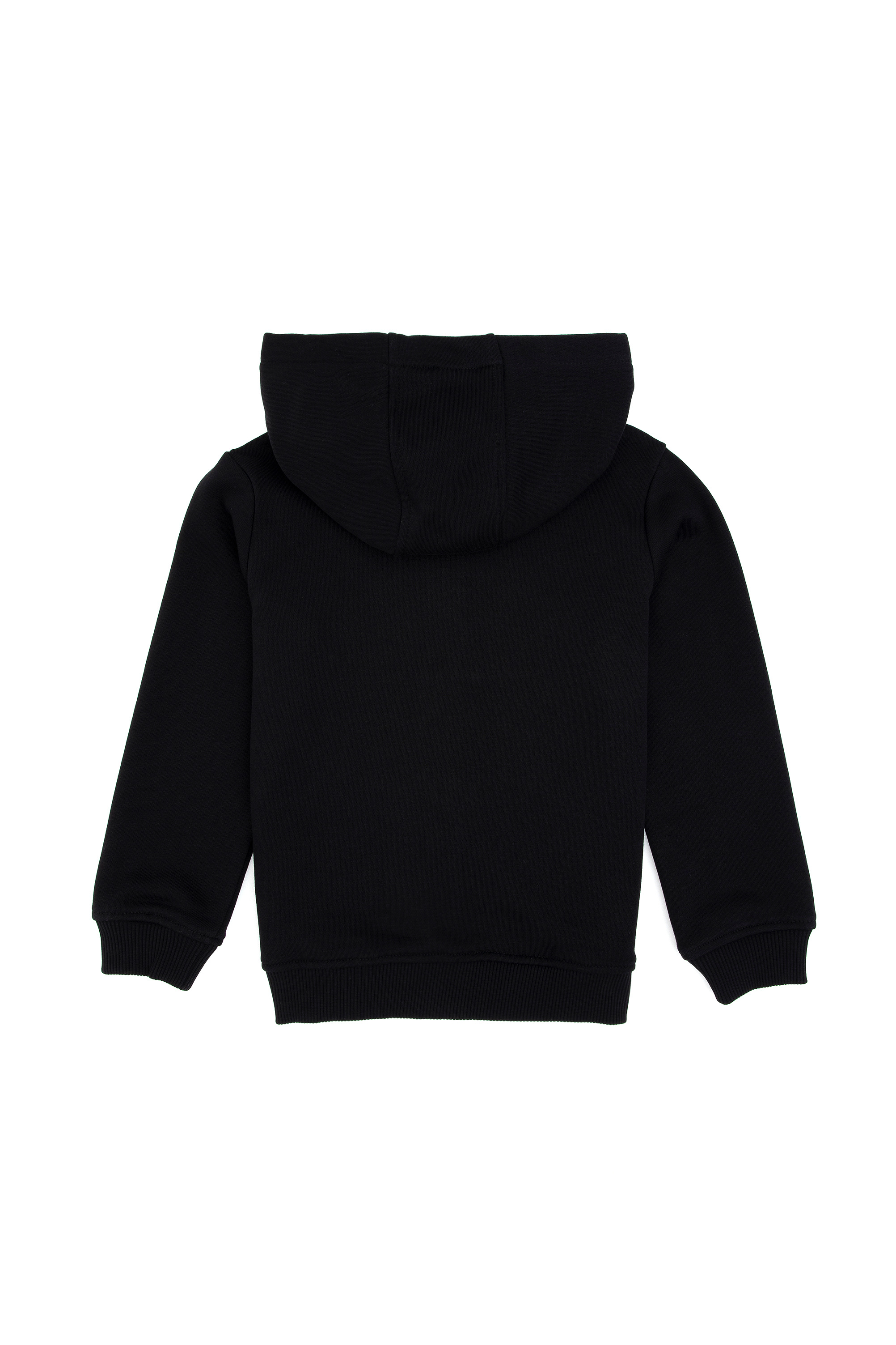 Erkek Çocuk Siyah Fermuarlı Kapüşonlu Sweatshirt - Image 6