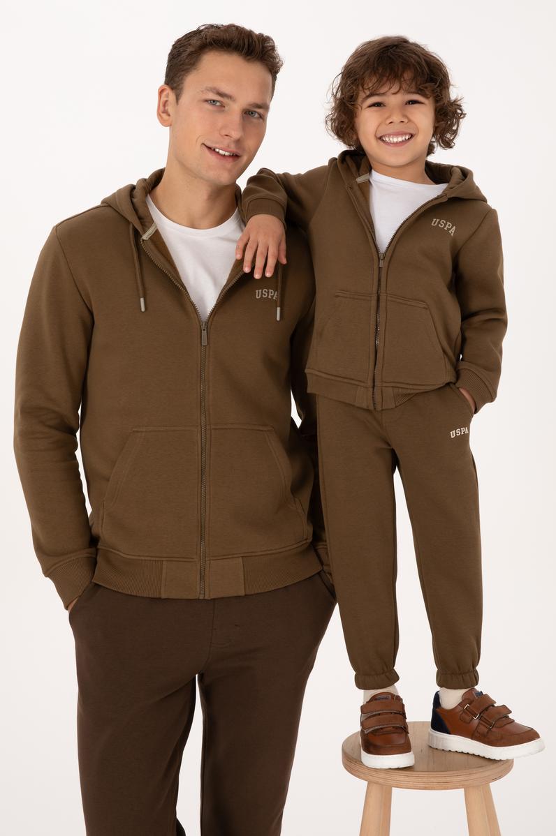 Erkek Regular Fit Haki Şardonlu Örme Hırka