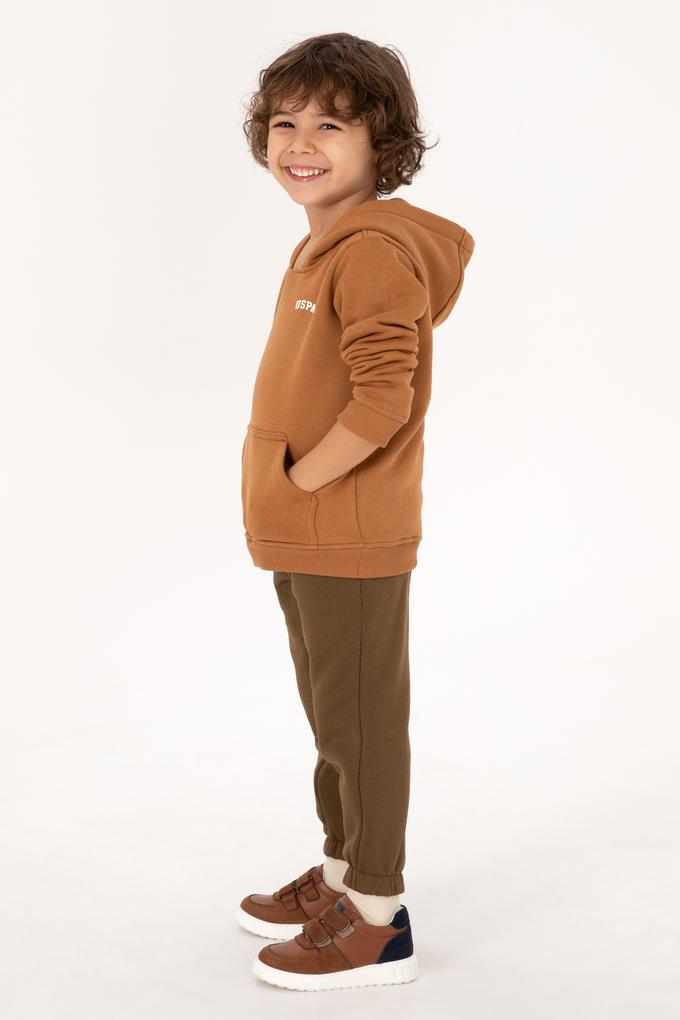 Erkek Çocuk Camel Basic Sweatshirt