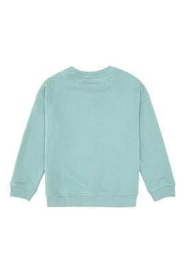 Erkek Çocuk Mint Bisiklet Yaka Basic Sweatshirt - 50313829067