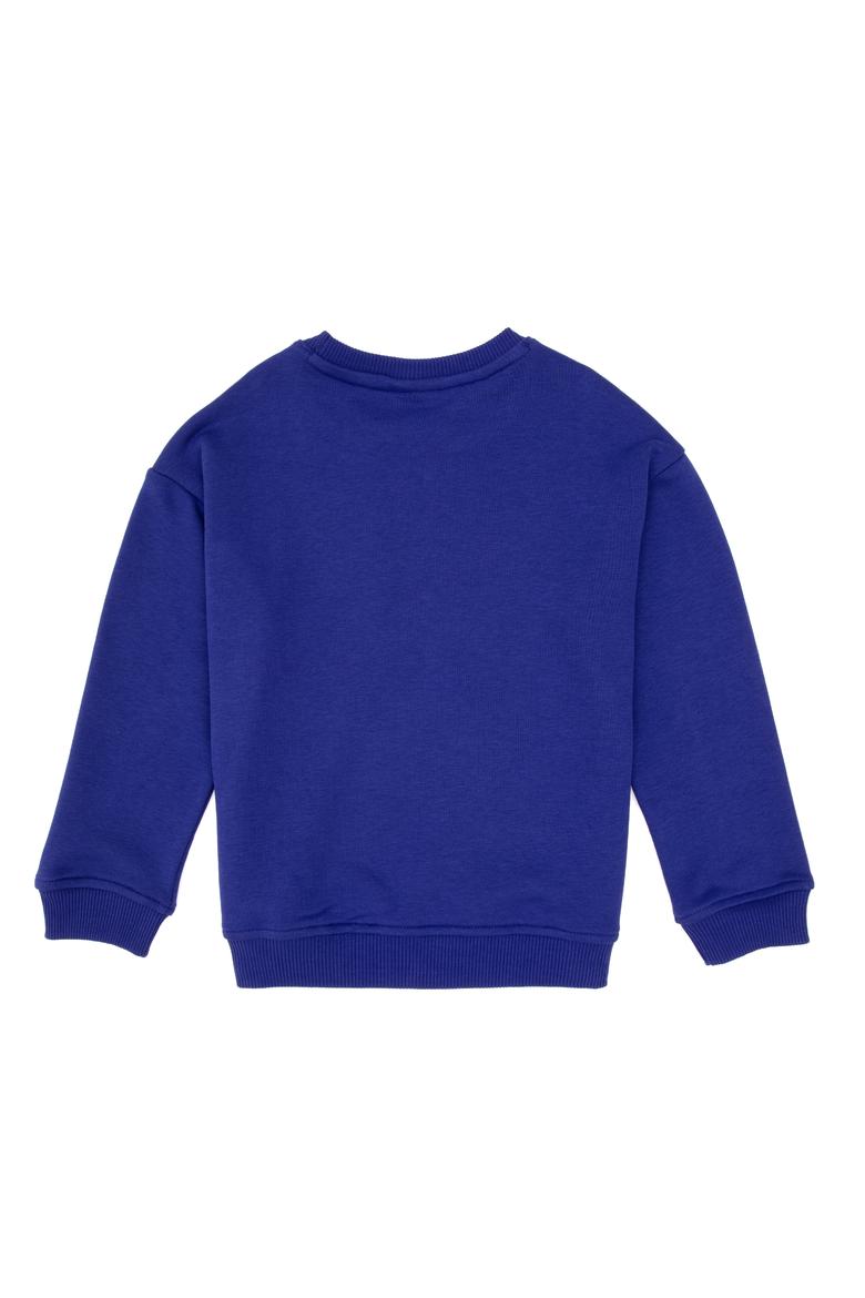 Erkek Çocuk Mor Bisiklet Yaka Basic Sweatshirt - 50313829163