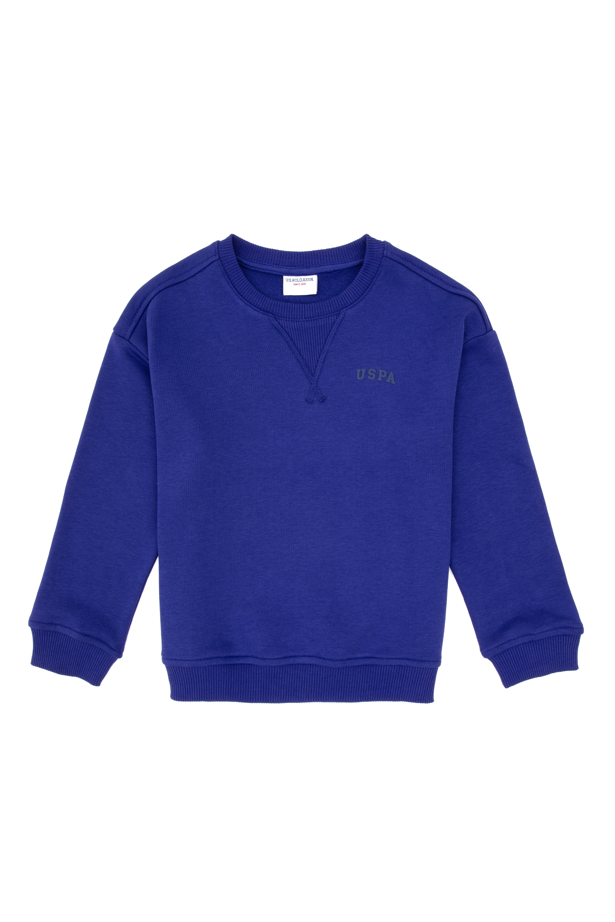 سویشرتبنفش ساده ریلکس پسرانه یو اس پولو | U.S. Polo Assn. - تصویر 5