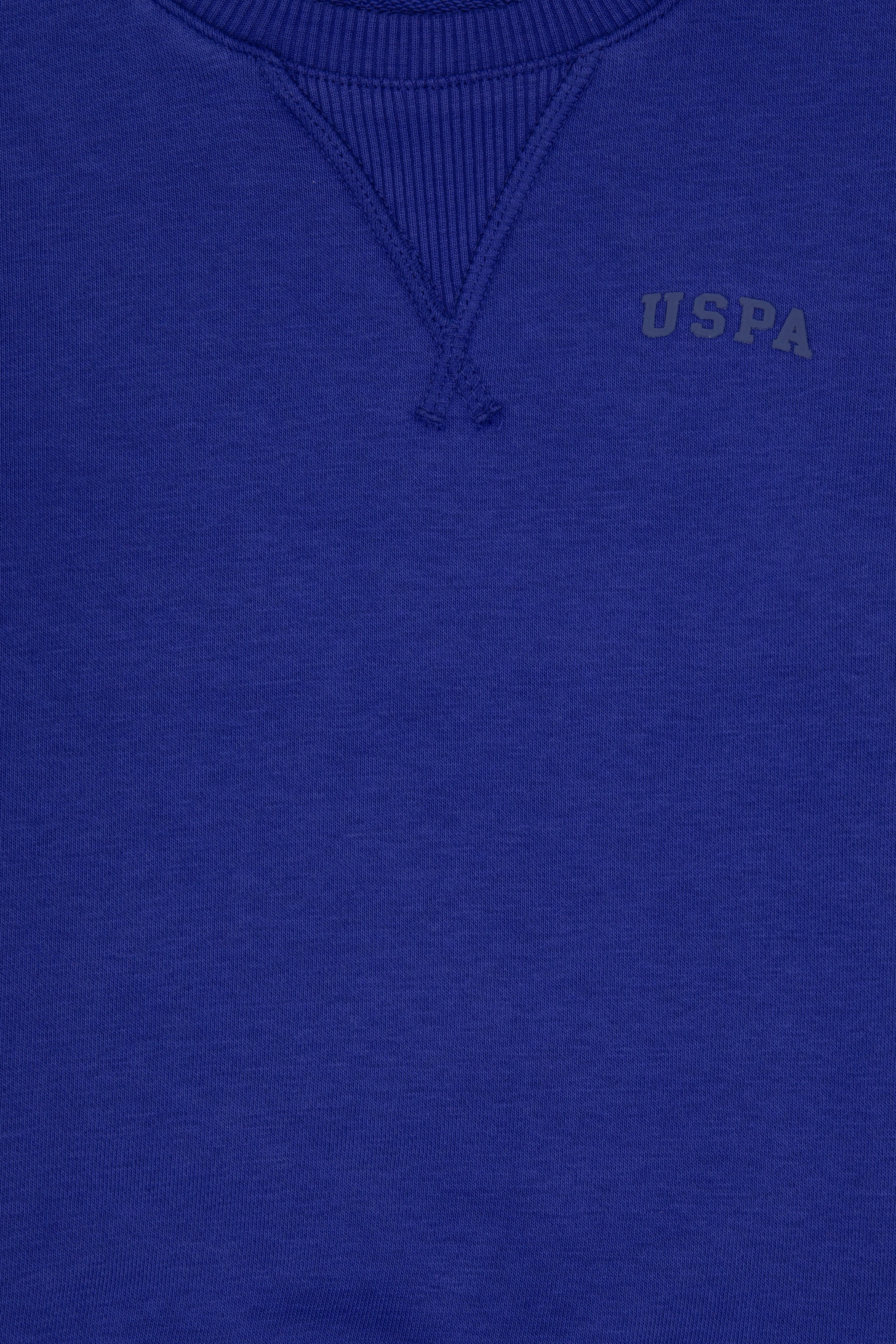 Erkek Çocuk Mor Basic Sweatshirt - Image 7