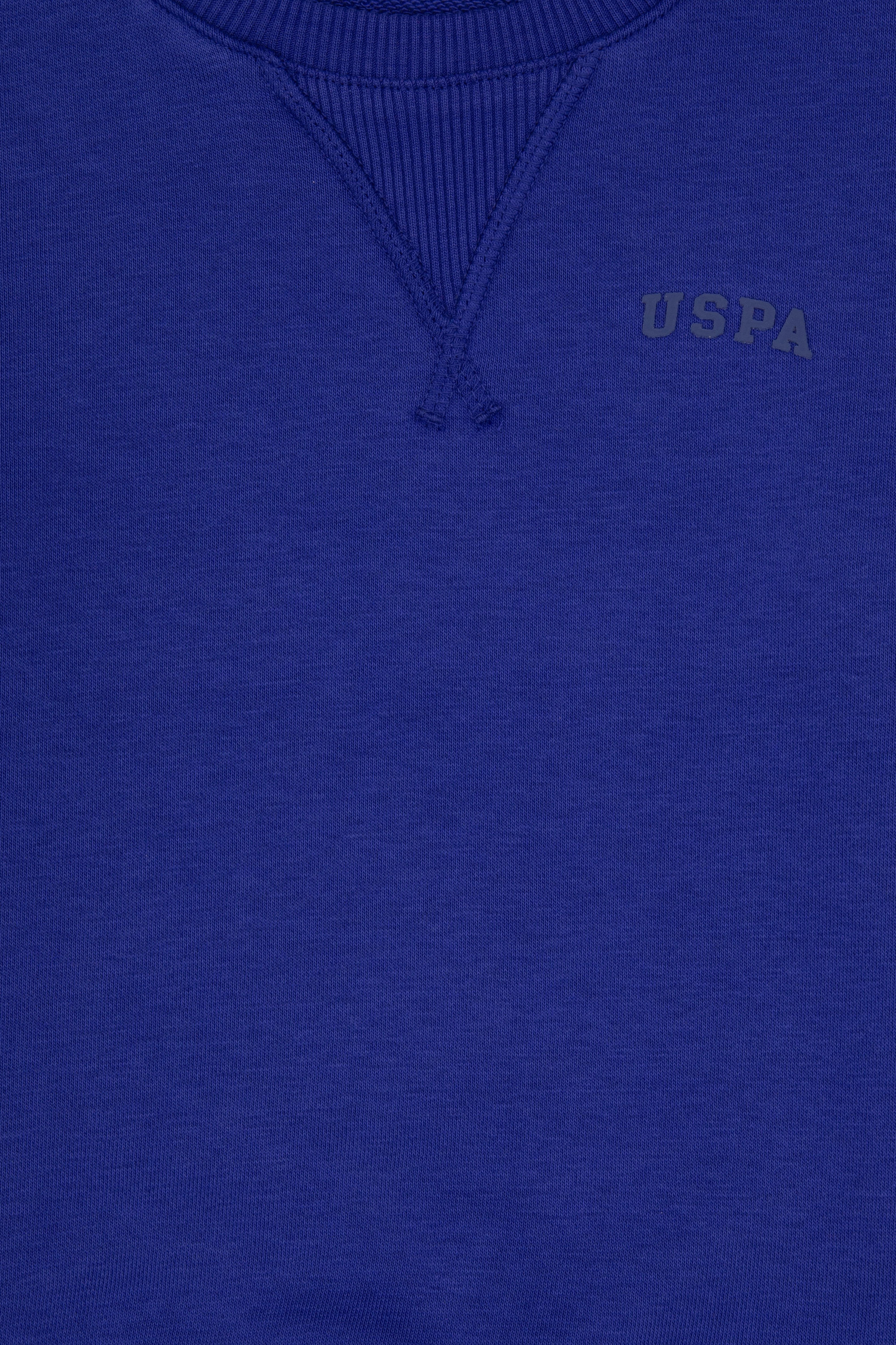Erkek Çocuk Mor Basic Sweatshirt
