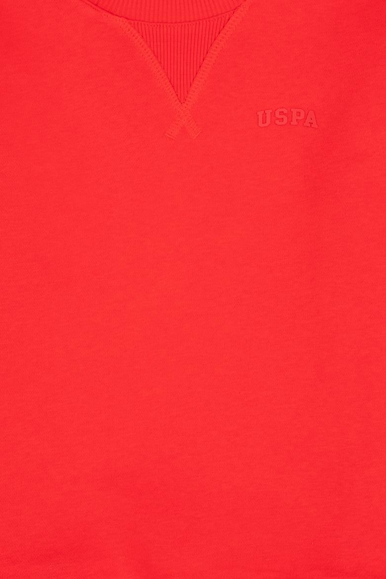 Erkek Çocuk Kırmızı Bisiklet Yaka Basic Sweatshirt - 50313829137