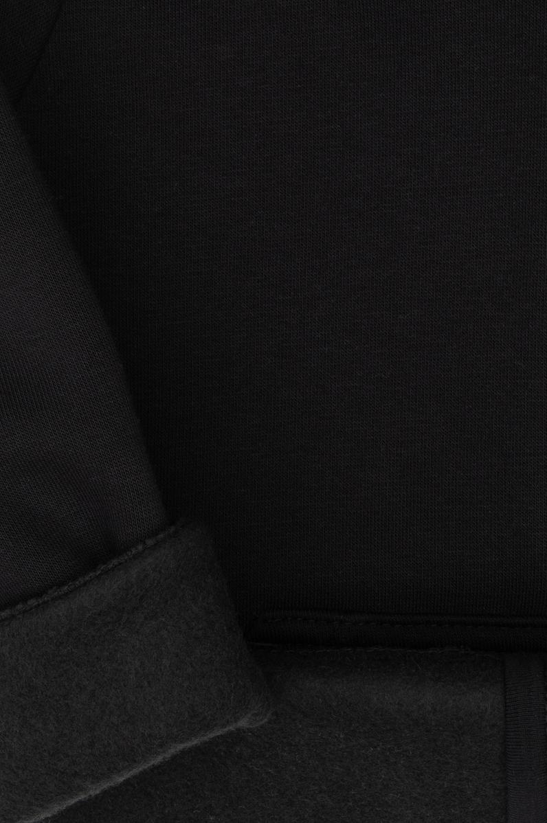 Erkek Çocuk Siyah Fermuarlı Kapüşonlu Sweatshirt