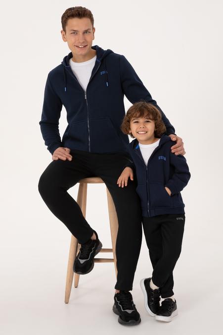 Erkek Regular Fit Lacivert Şardonlu Örme Hırka