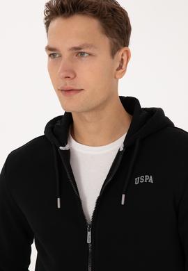 Erkek Regular Fit Siyah Şardonlu Örme Hırka - 50313755026