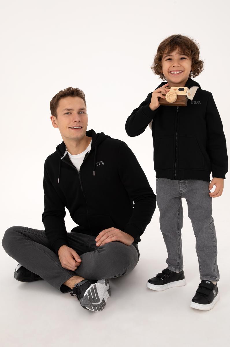 Erkek Regular Fit Siyah Şardonlu Örme Hırka