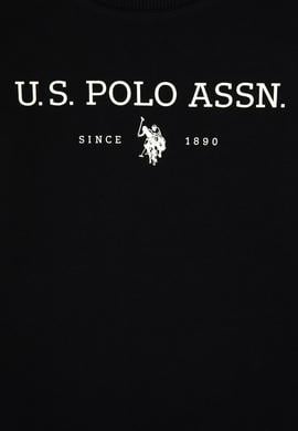 Erkek Çocuk Siyah Bisiklet Yaka Sweatshirt - 50313900073