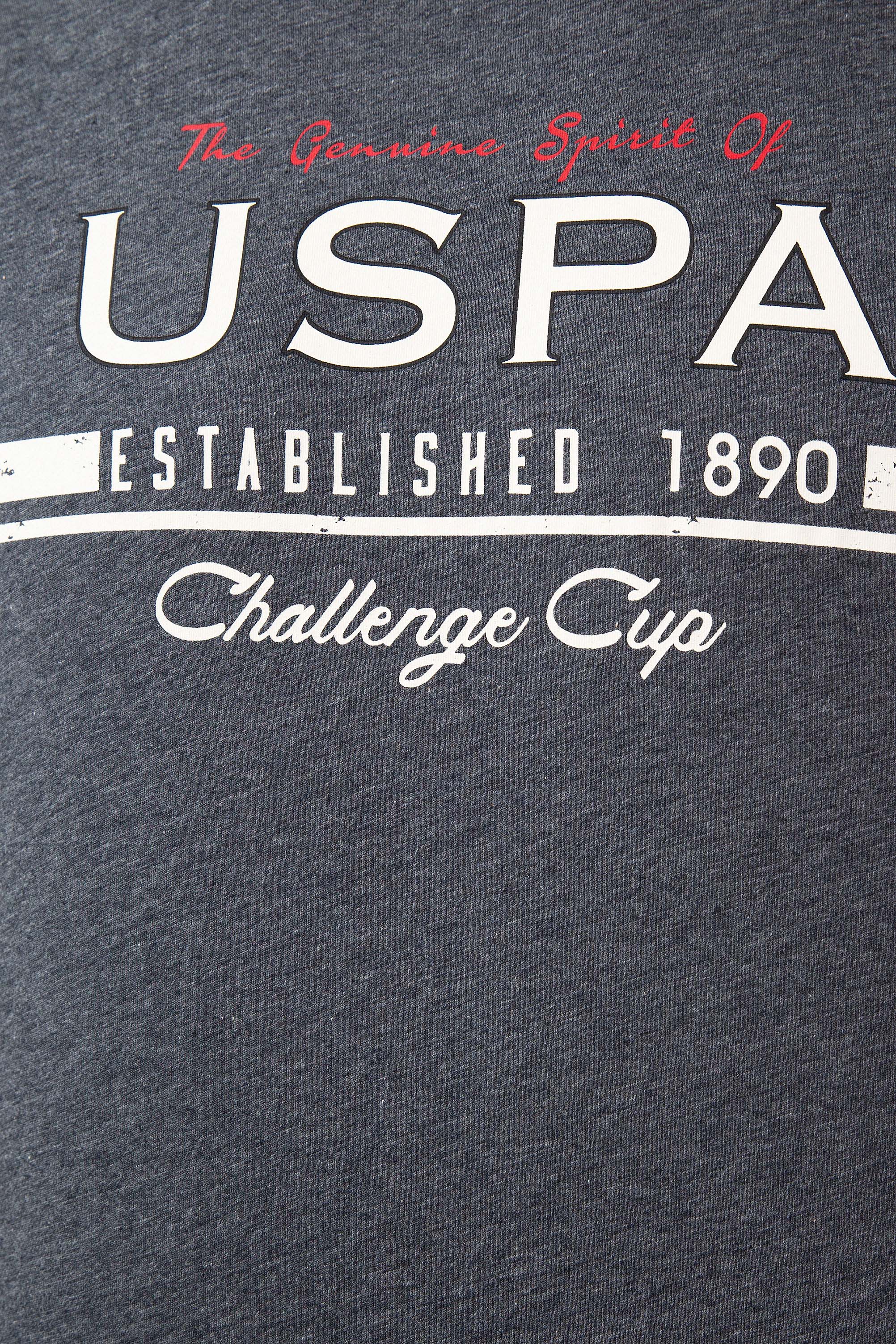 Erkek Koyu Gri Melanj Tişört - 50213595016