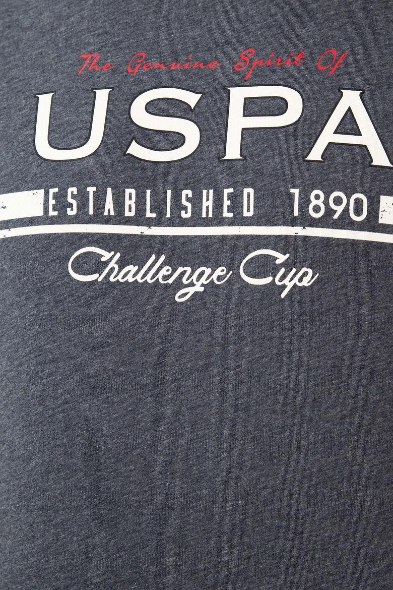 Erkek Koyu Gri Melanj Tişört - 50213595016