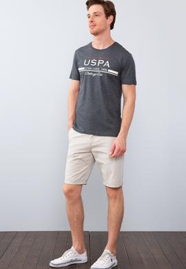 Erkek Koyu Gri Melanj Tişört - 50213595016