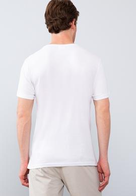 Erkek Beyaz Tişört - 50213584009