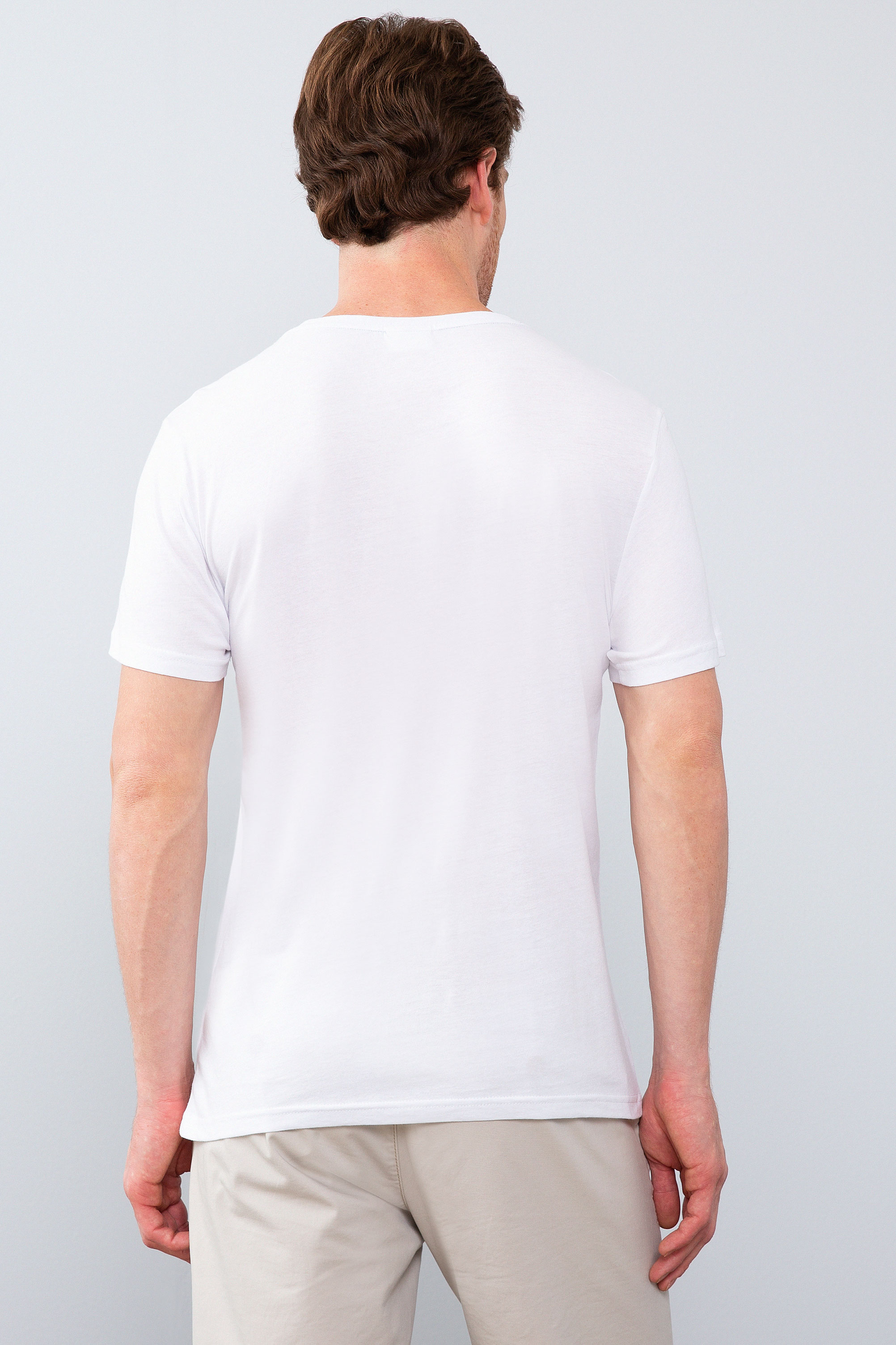 Erkek Beyaz Tişört - 50213584009