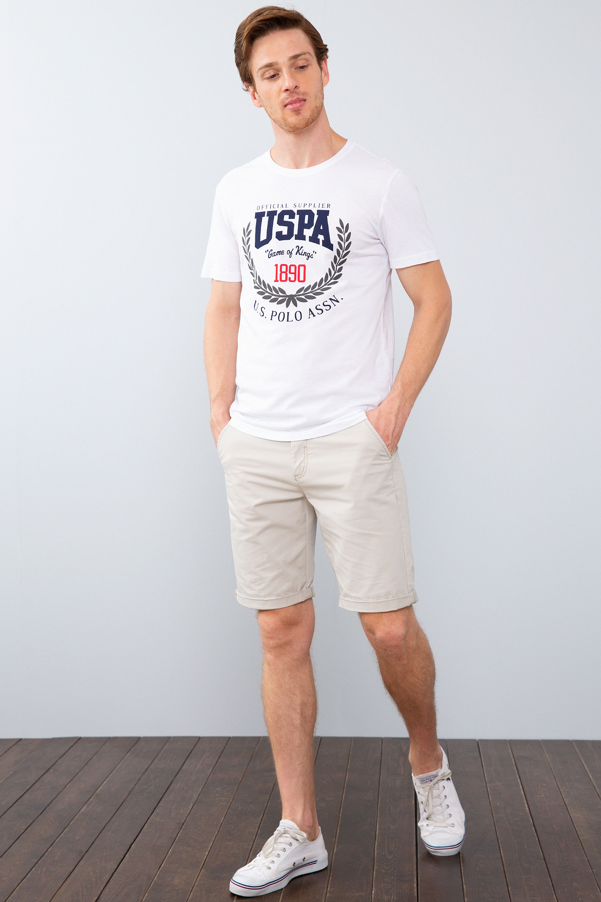 Erkek Beyaz Tişört - 50213584009