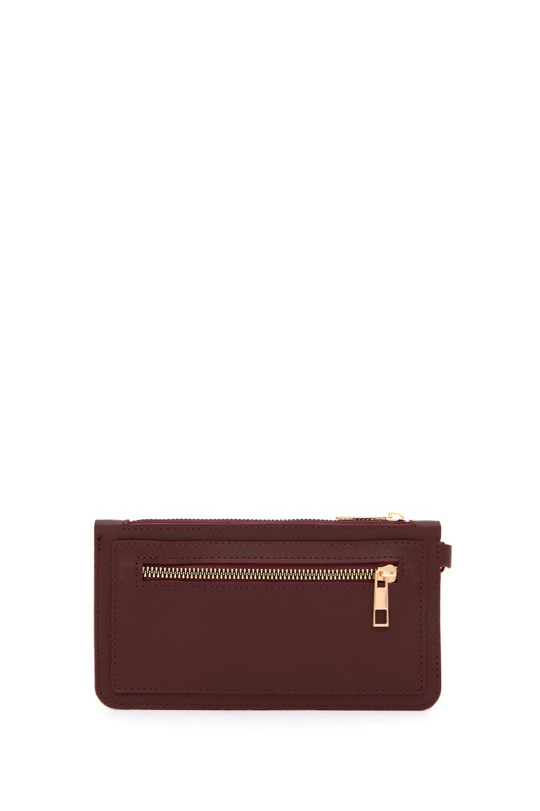 Kadın Bordo Cüzdan - 50316864002