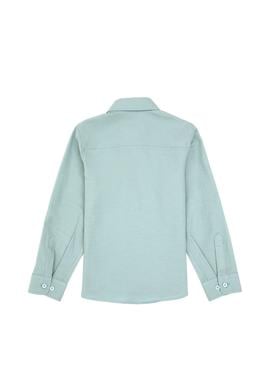 Kız Çocuk Mint Uzun Kollu Basic Gömlek - 50317629007