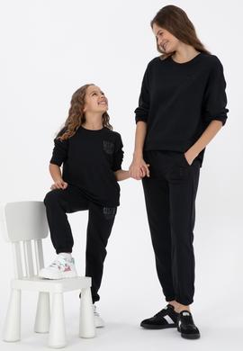 Kadın Siyah Jogger Eşofman Altı - 50313591017