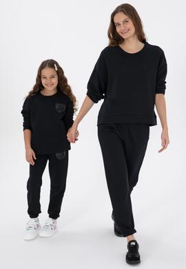 Kadın Siyah Jogger Eşofman Altı - 50313591017