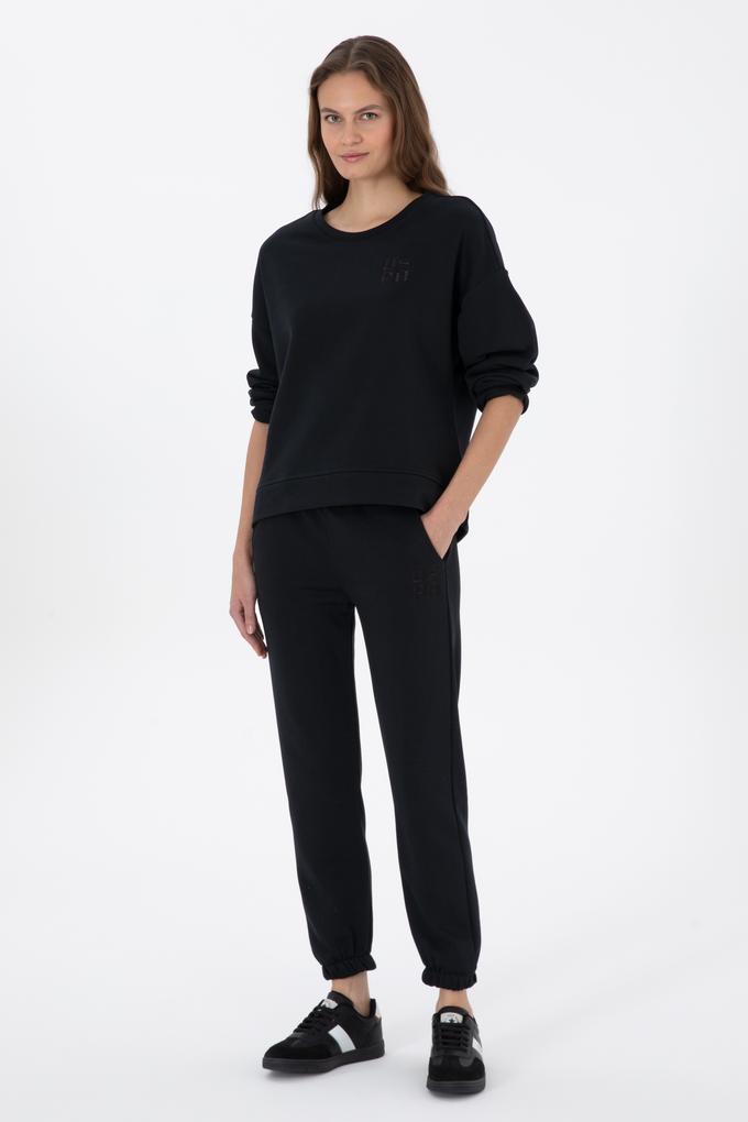 Kadın Siyah Jogger Eşofman Altı