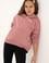 Kız Çocuk Orkide Kapüşonlu Şardonlu Basic Sweatshirt