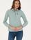 Kadın Mint Uzun Kollu Basic Gömlek